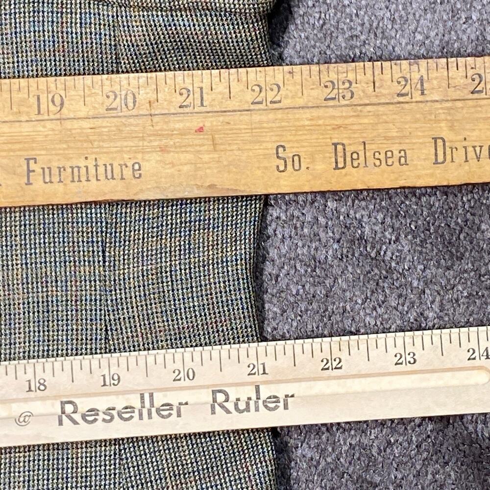 Lauren Ralph Lauren Men 42R Blazer Sport Coat Wool Silk‎ Brown Umber Glenn Plaid - Picture 11 of 16